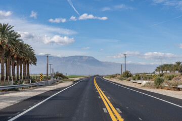 Grapefruit Blvd, Mecca, Riverside County, California. Santa Rosa Mountains


