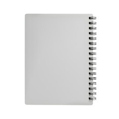 blank notebook isolated on transparent background 