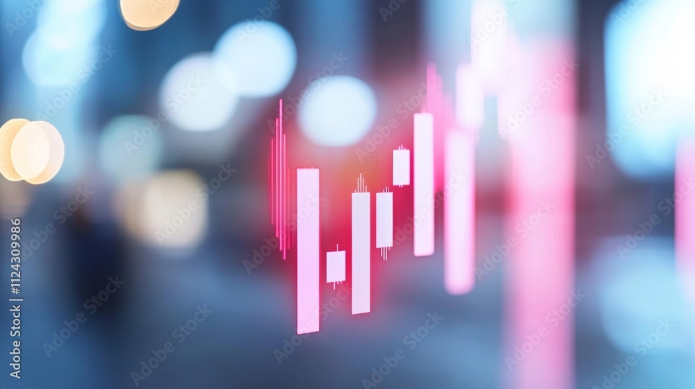 Poster digital currency dynamics cryptocurrency trading with blockchain symbols in a modern south korean ba