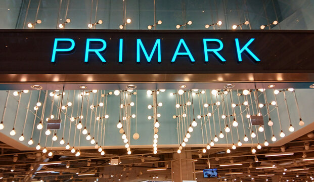 Poznan, Poland - 7 December 2024: Primark store in shopping center.