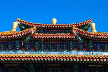 Obraz premium Chaoyin Temple, Binhai New Area, Tianjin, China