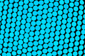 Abstract blurred circle lights panel background. Holiday decorations.