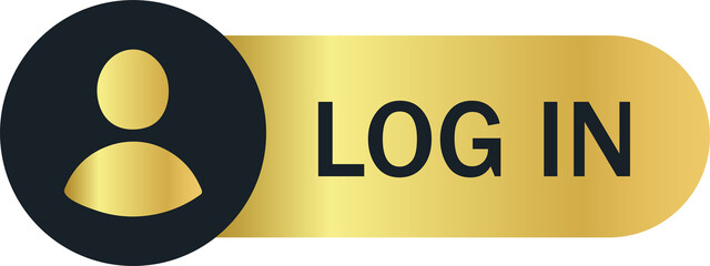 Log in golden button