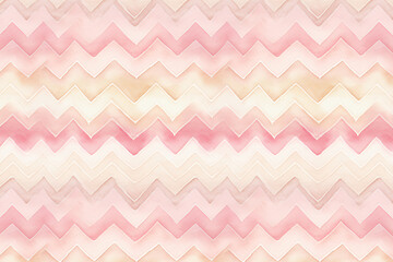 Pink and beige watercolor chevron pattern