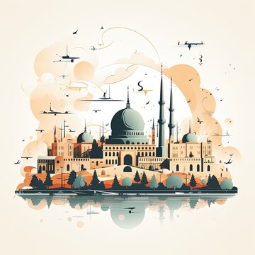 Modern Minimalism in Aleppo: A Unique Artistic Take on the Cityscape