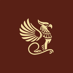 Fototapeta premium Egyptian Griffin Logo