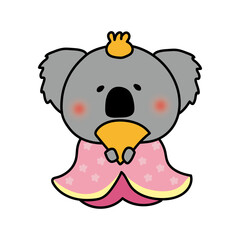 コアラのお雛様のお姫様