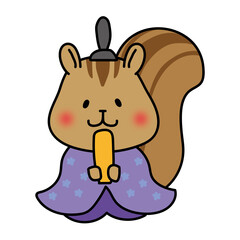 リスのお雛様のお殿様