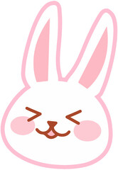 Happy Rabbit Emoji 