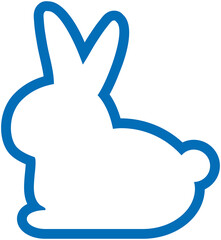 Mid Autumn Festival Rabbit outline
