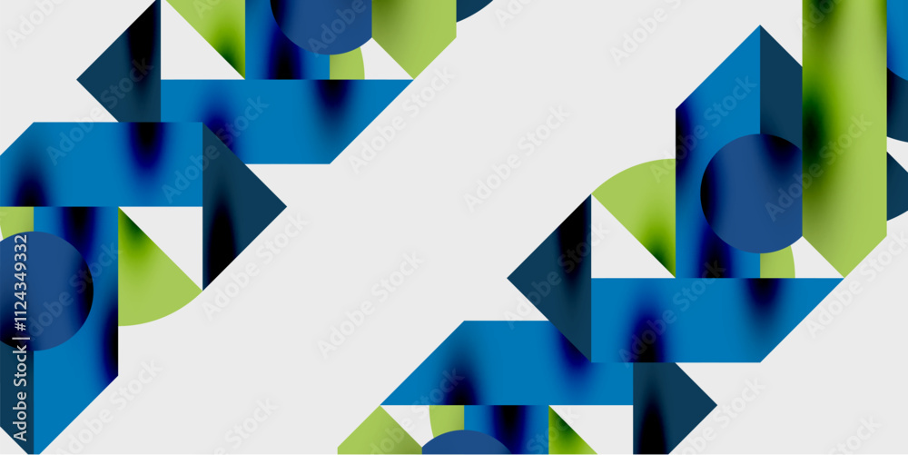 Poster Vibrant abstract background circles with smooth gradients, creating a dynamic and modern design. Ideal for creative, tech, or contemporary-themed projects