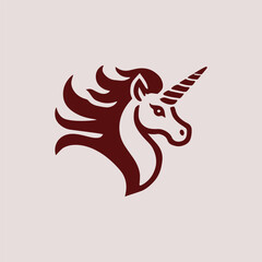 Fire unicorn logo