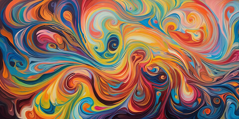 Fototapeta premium Art background, Abstract intricate style. Digital illustration.