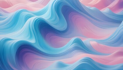 Fototapeta premium Clear Plain Shiny Warm Soft Vintage Bokeh Cloudy Wave Like Geometric Blue Background or Texture