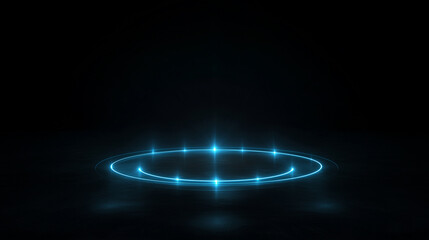 A glowing abstract network of interconnected pathways radiating from a central node, set against a dark background with soft blue highlights, symbolizing business development, with