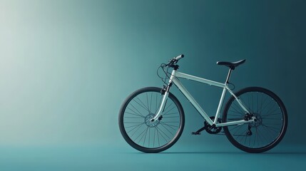 Fototapeta premium Sleek and Stylish Bicycle in Minimalist Setting