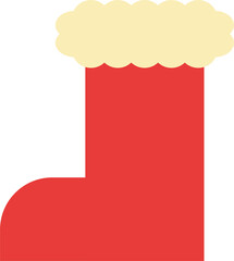 赤色のサンタブーツ