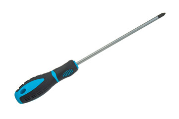 Phillips screwdriver close up isolated on white background