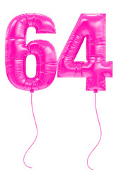 Balloon Pink Number 64