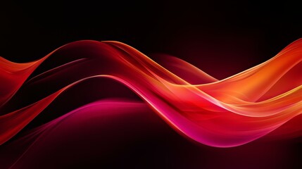 Obraz premium Subtle flames in deep reds and orange