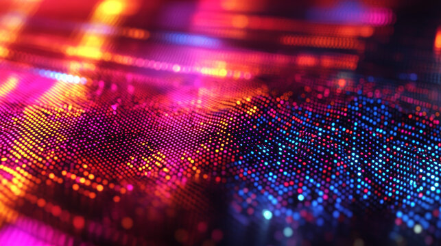 "Binary Code and Digital Technology Background: Cyber Abstract Design"