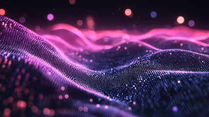 "Binary Code and Digital Technology Background: Cyber Abstract Design"