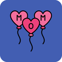 Balloons Icon