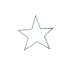 Obraz premium star on white