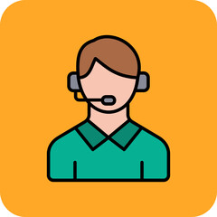 Call Center Agent Icon