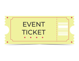 event ticket vector