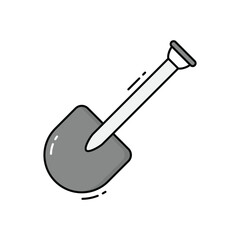Shovel vector icon