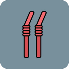 Plastic Straw Icon