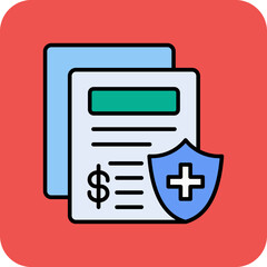 Fototapeta premium Insurance Icon