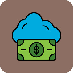 Cloud Money Icon