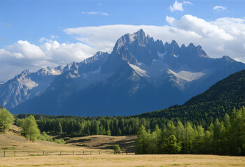 landscape in the mountains