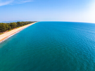 Amazing sea surface in summer season background,Nature waves sea beach background