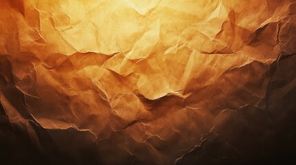Vintage brown paper texture with soft crin