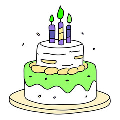 Christmas decorated element PNG