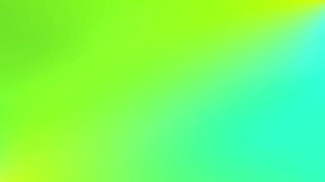 Gradient from green to cyan modern background animation suitable for backgrounds, web, digital artwork, and creative projects