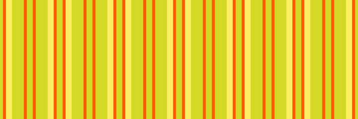 Sront vertical seamless lines, lined textile pattern background. Rloth fabric texture vector stripe in lime and bright colors.