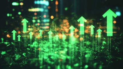 Fototapeta premium The Intersection of Business and Sustainability: A Path to Growth