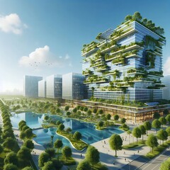 iconic eco-structure inspired by famous green buildings