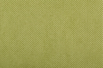 Green fabric cotton texture. Textile background fabric