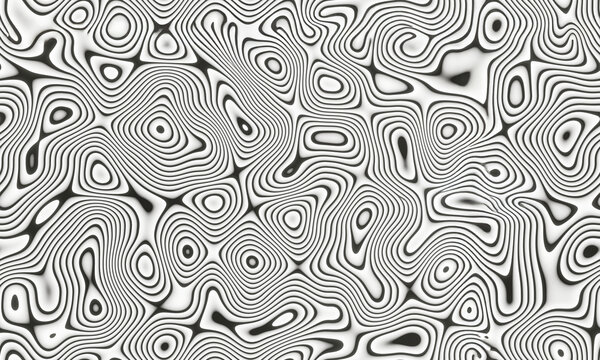 Seamless pattern for Black and white Damascus steel knife material pattern use for background and wallpaper..