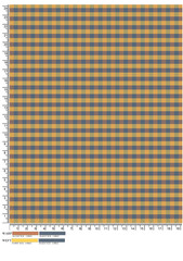 Plaid fabric pattern, blue, brown, cream, seamless for textiles, and for designing clothes, skirts or decorative fabrics. Vector illustration.