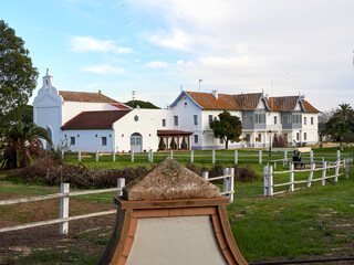 Marismillas Palace. Holiday residence of the presidents of Spain and international guests. Doñana National Park