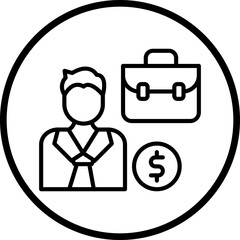 Business Man icon style