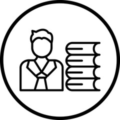 Librarian icon style