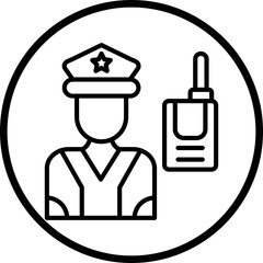 Security Guard icon style