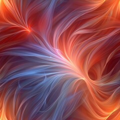 Obraz premium Vibrant abstract swirling fabric design for backgrounds and digital art projects